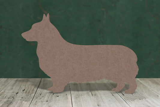 Corgi - wooden craft cut-out - 2mm MDF