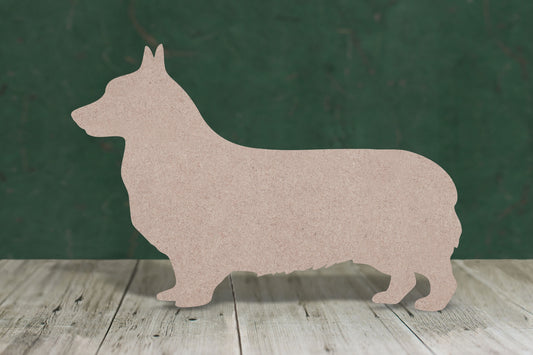 Corgi - wooden craft cut-out - 3mm MDF