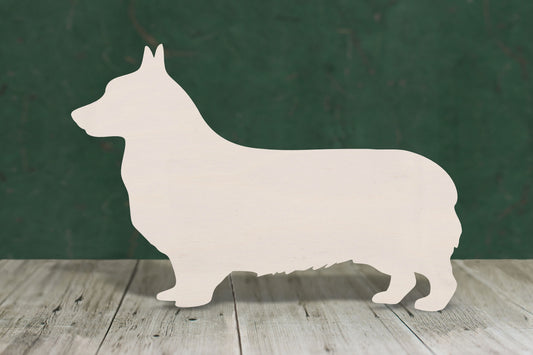 Corgi wooden craft shape - plywood