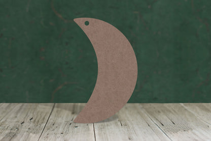 Crescent moon 3 - wooden craft blank - 2mm MDF