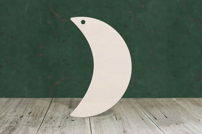 Crescent moon 3 wooden craft shape - plywood