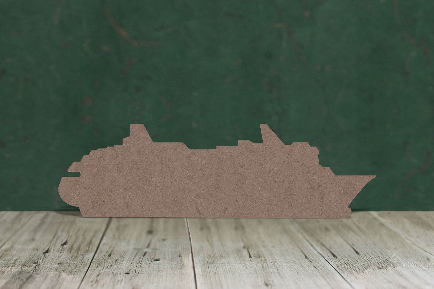 Cruise ship - wooden craft cut-out - 2mm MDF