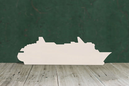 Cruise ship wooden craft blank - plywood