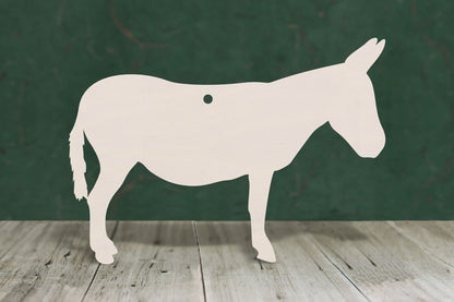 Donkey wooden craft cut out - plywood