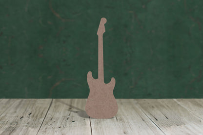 Electric guitar wooden shape - 2mm MDF