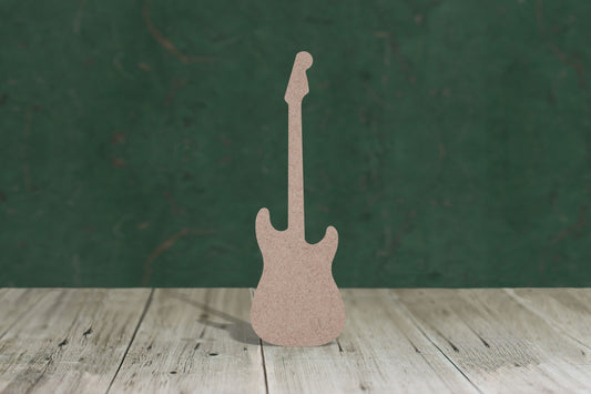 Electric guitar wooden shape - 3mm MDF