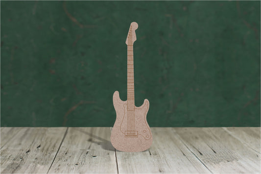 Electric guitar with etching - 3mm MDF