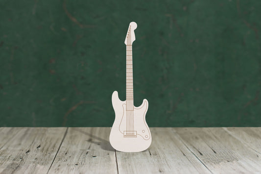 Electric guitar with etching - Plywood