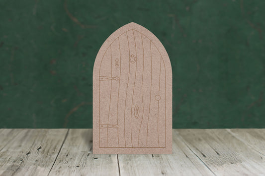 Fairy Door with etched detail - 3mm MDF