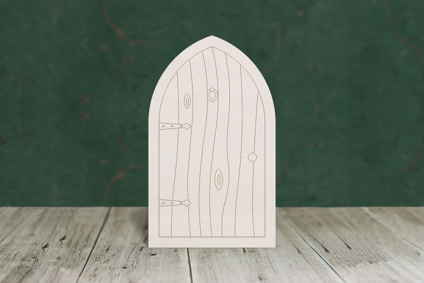 Fairy Door with etched detail - plywood