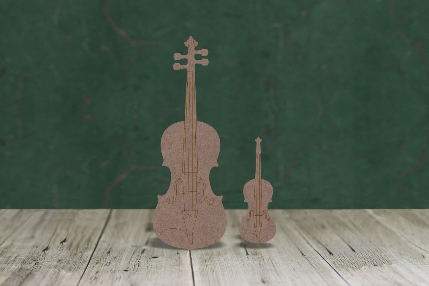 Fiddle with etched detail - 2mm MDF