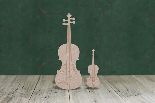 Fiddle with etched detail - 3mm MDF