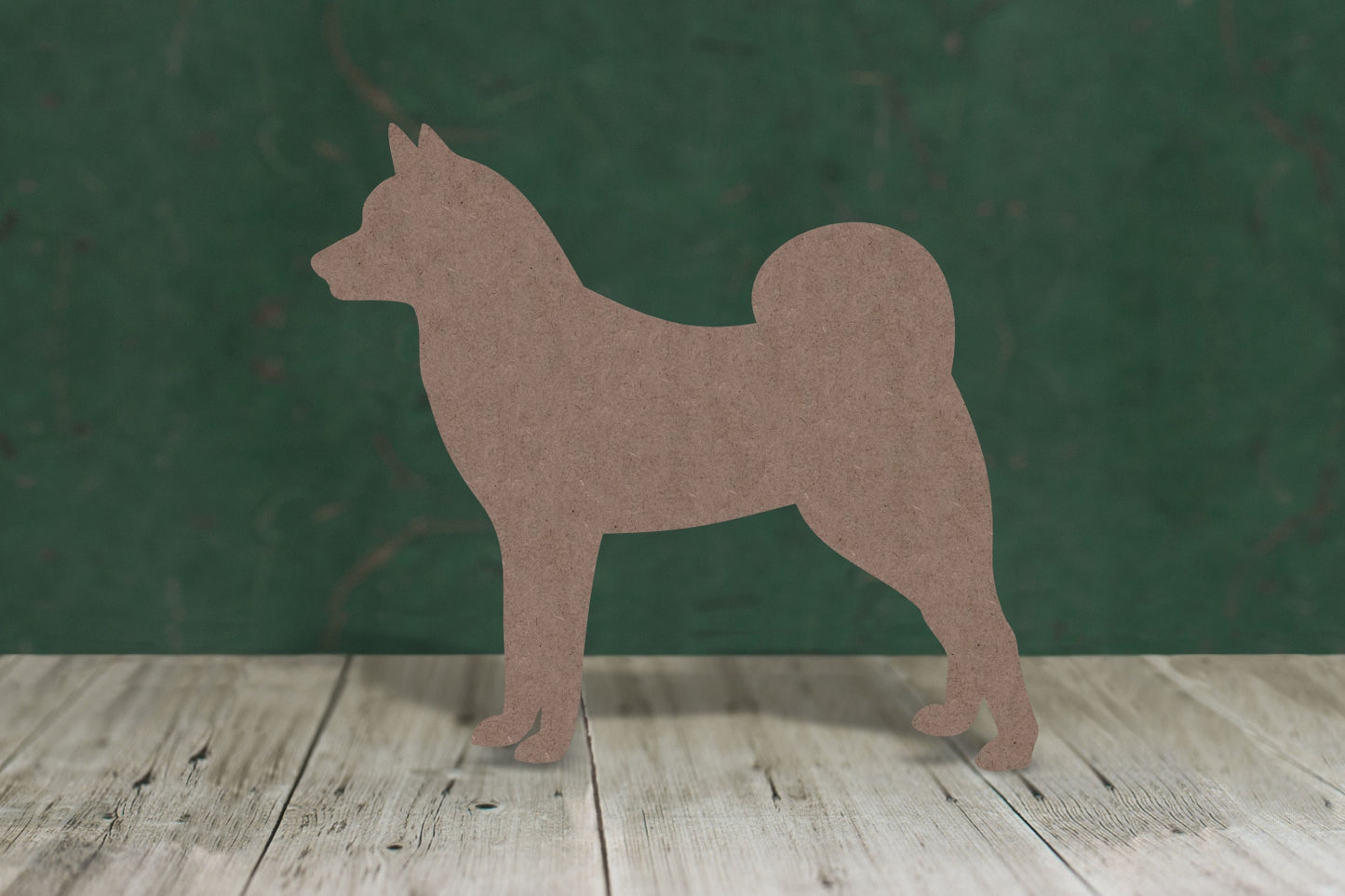 Finnish Spitz - wooden craft blank - 2mm MDF