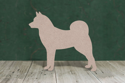 Finnish Spitz - wooden craft blank - 3mm MDF