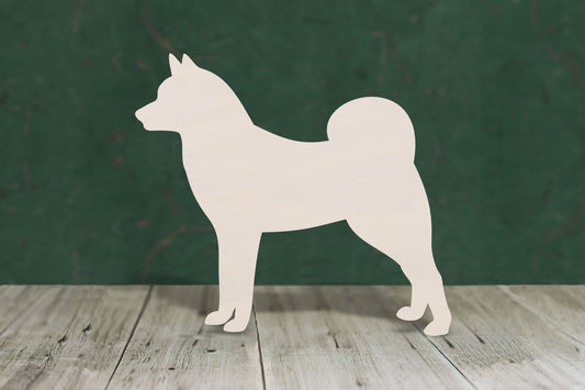 Finnish Spitz wooden craft shape - plywood