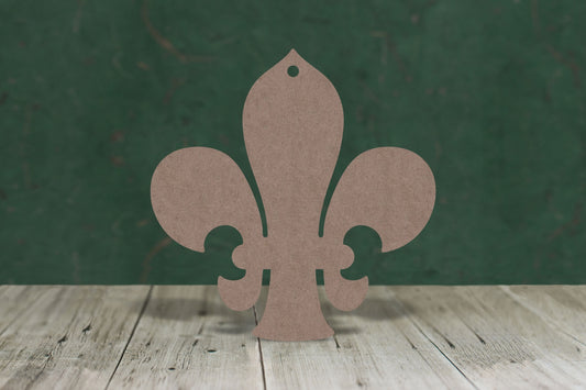 fleur-de-lis shape - 2mm MDF