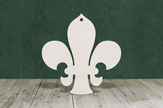 fleur-de-lis shape - 4mm plywood