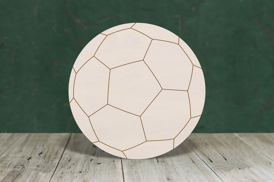 Football 1 wooden craft blank - plywood