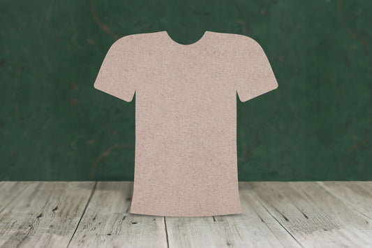 Football shirt - wooden craft cut-out - 3mm MDF