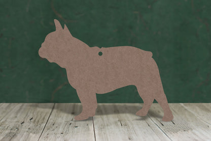 French bulldog - wooden craft shape - 2mm MDF