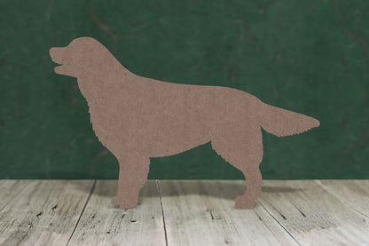 Golden retriever - wooden craft cut-out - 2mm MDF