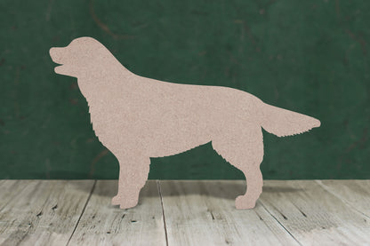 Golden retriever - wooden craft blank - 3mm MDF