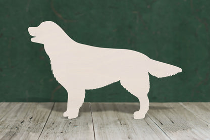 Golden retriever wooden craft cut out - plywood