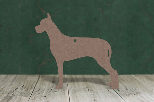 great dane - wooden craft blank - 2mm MDF