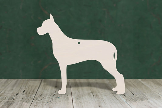 great dane wooden craft cut out - plywood