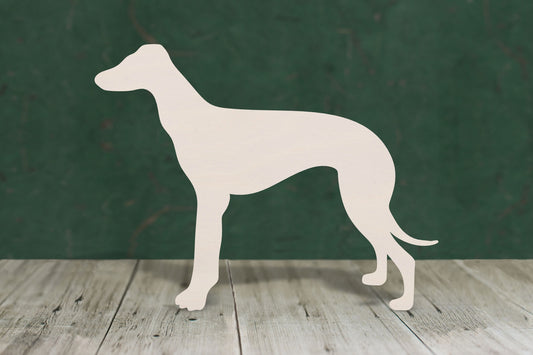 greyhound wooden craft cut out - plywood