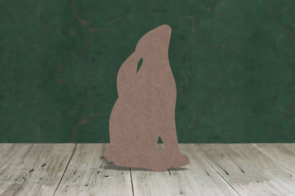 Hare moon gazing - wooden craft cut-out - 2mm MDF