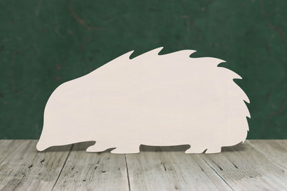 Hedgehog - wooden shape - plywood