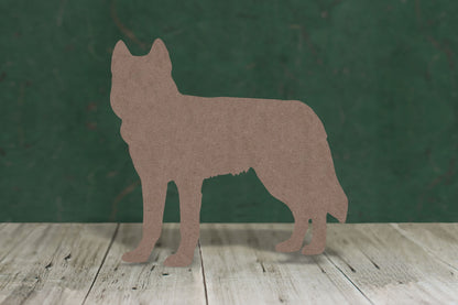 Husky - wooden craft blank - 2mm MDF