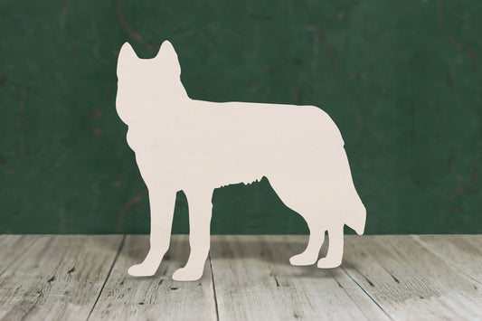 Husky wooden craft cut out - plywood