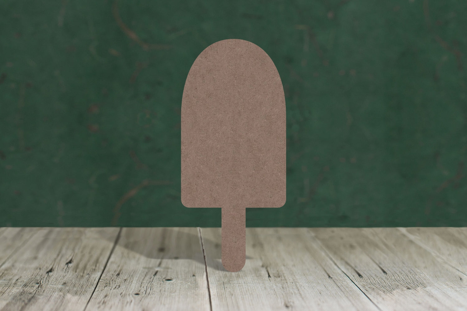 Laser cut  blank, wooden Ice Lolly 1 round top shape for craft