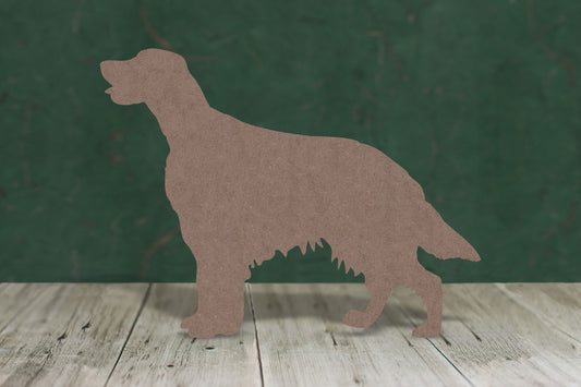 Laser cut, blank wooden Irish setter shape for craft