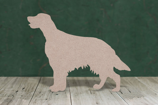 Laser cut, blank wooden Irish setter shape for craft