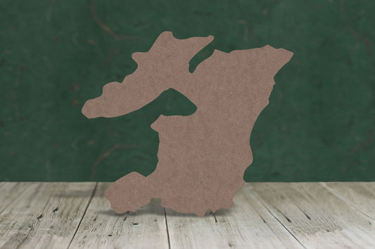 Laser cut, blank wooden Isle of Islay shape for craft