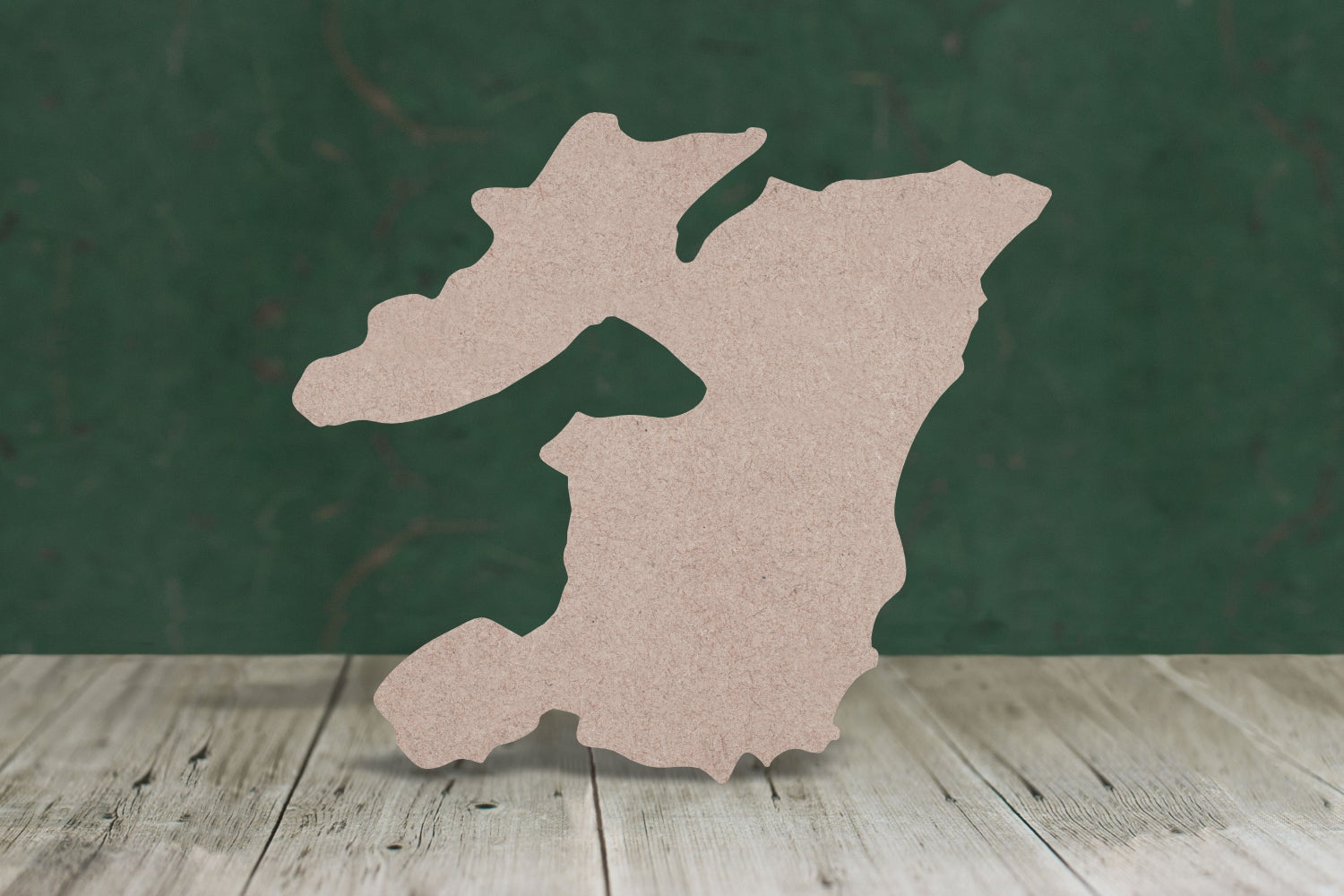 Laser cut, blank wooden Isle of Islay shape for craft