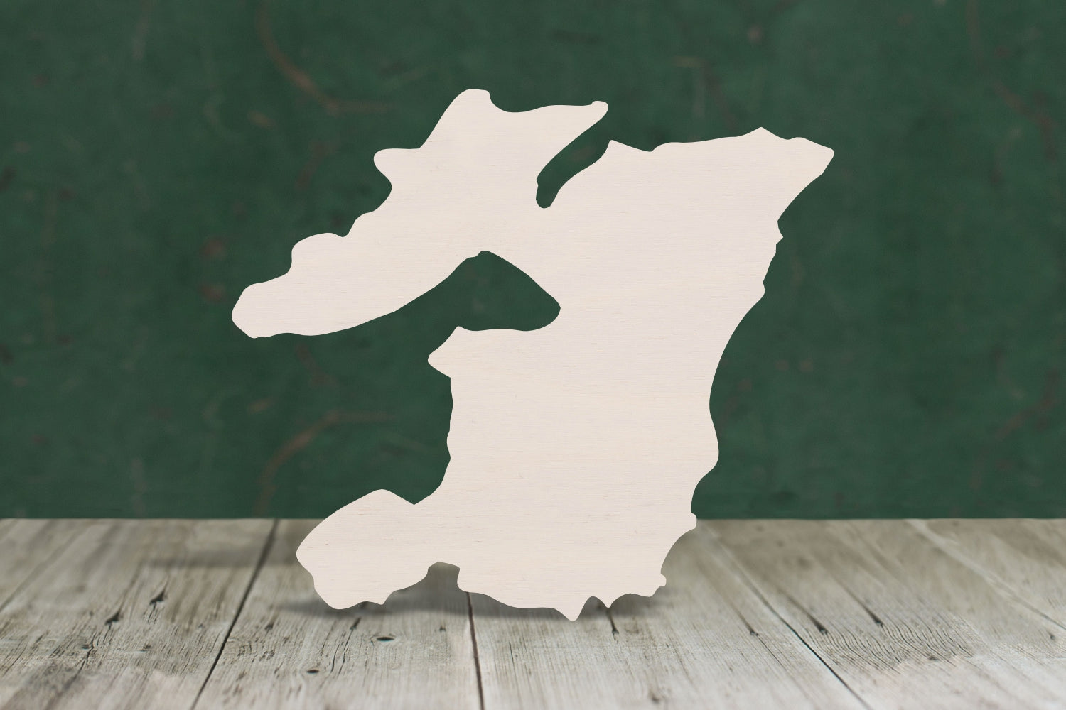 laser cut blank wooden Isle of Islay shape for craft