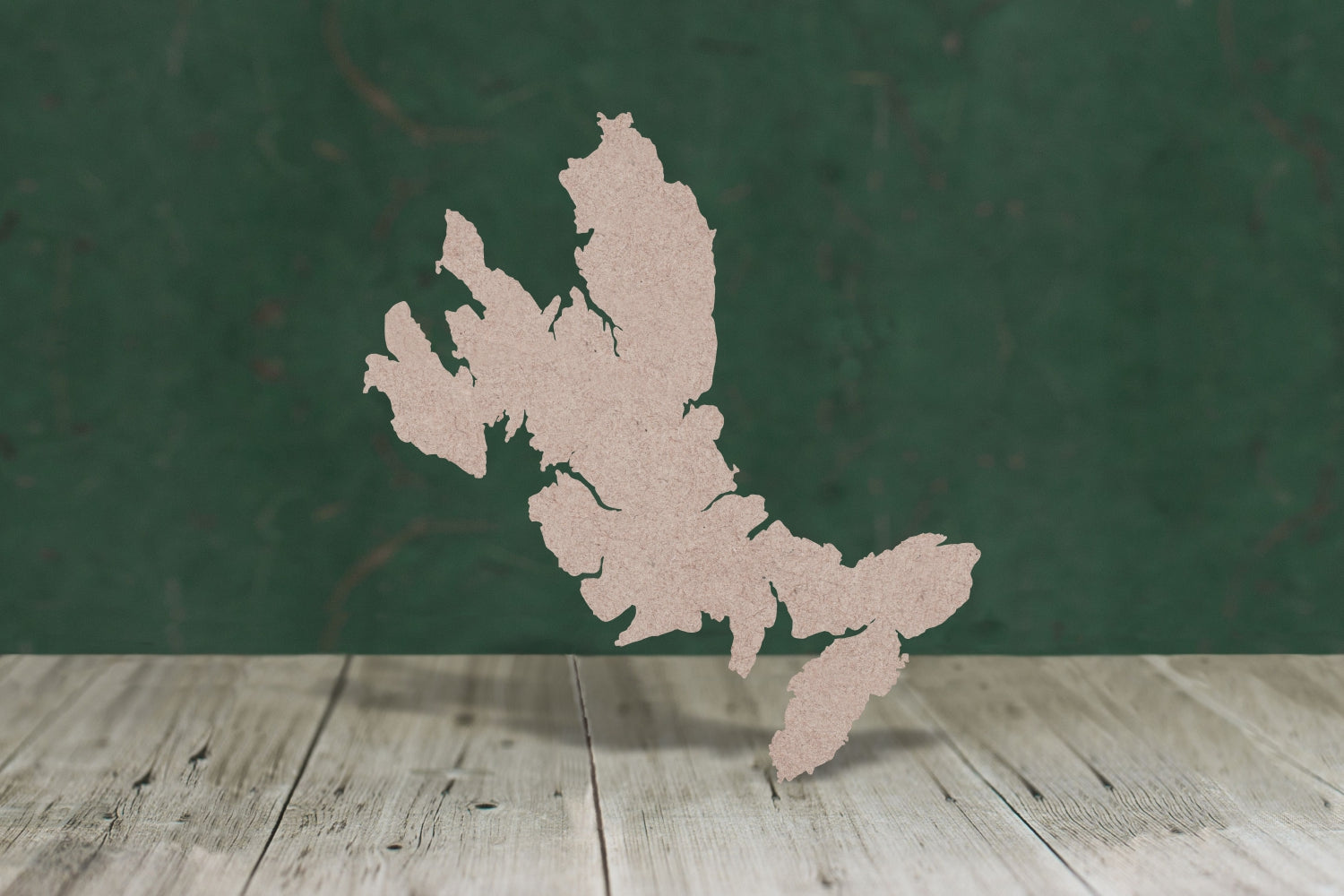 Laser cut, blank wooden Isle of Skye shape for craft