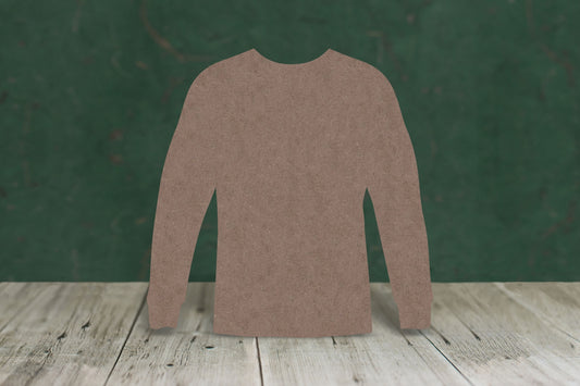 Laser cut, blank wooden Jumper 2 shape for craft