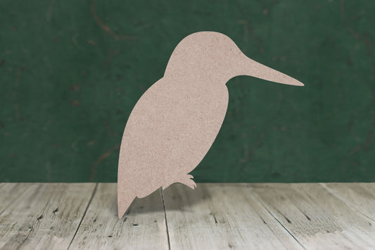 Kingfisher - wooden craft blank - 3mm MDF