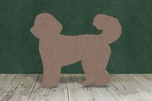 Labradoodle - wooden craft shape - 2mm MDF