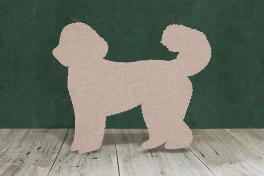 Labradoodle - wooden craft shape - 3mm MDF