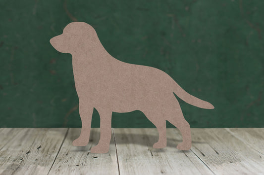 Labrador dog cut-out - 2mm thick MDF