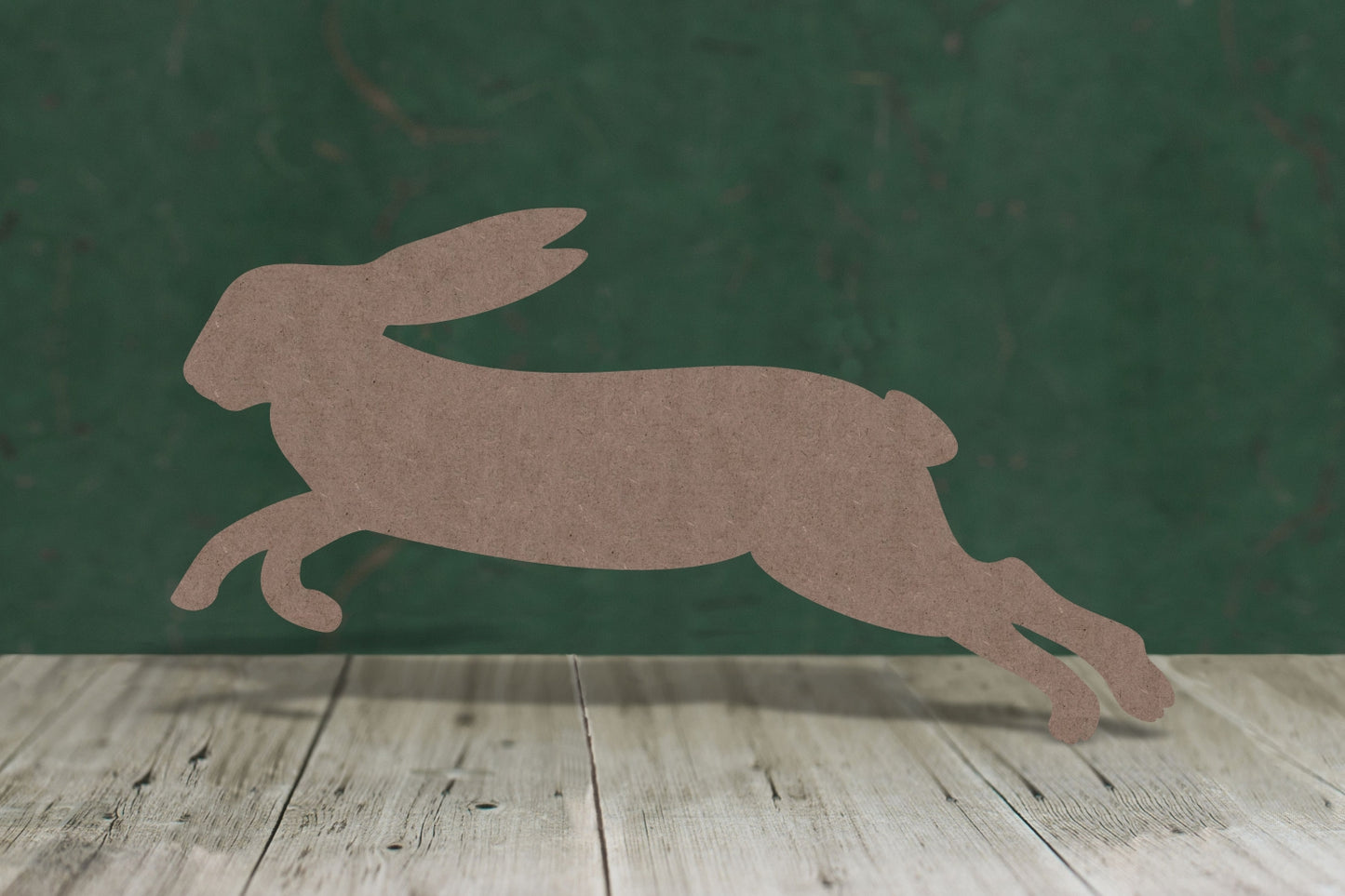 Hare leaping - wooden craft shape - 2mm MDF