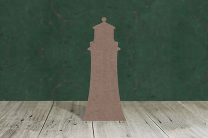 Laser cut, blank wooden Lighthouse shape for craft