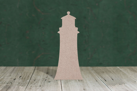 Laser cut, blank wooden Lighthouse shape for craft