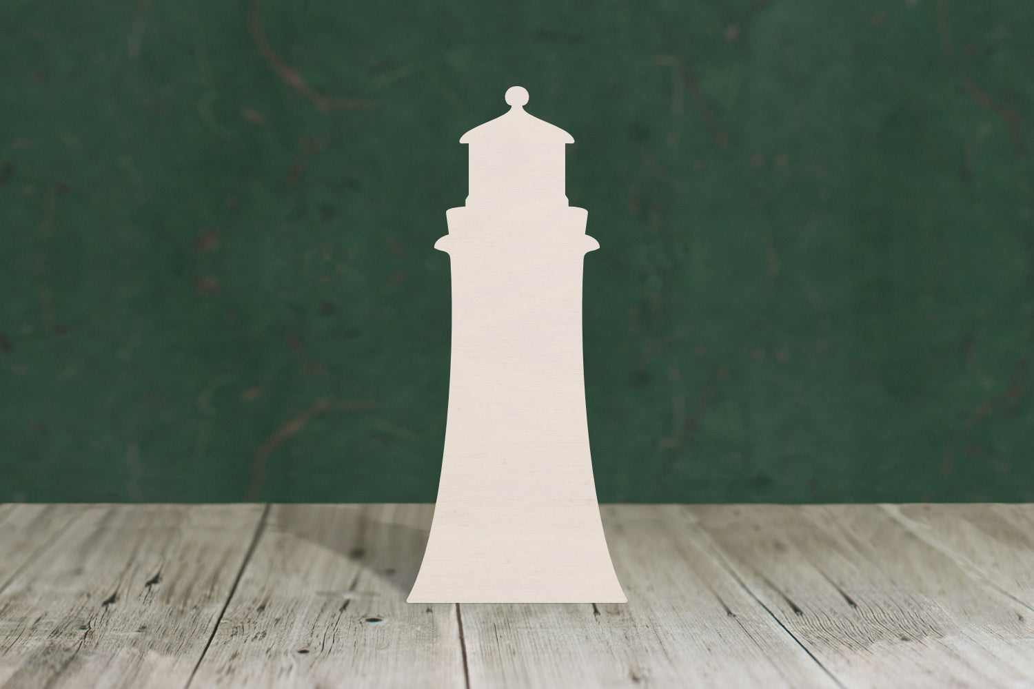 laser cut blank wooden Lighthouse shape for craft